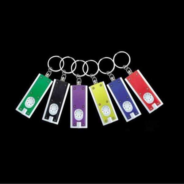 

5pcs mini led keychain portable micro square torch lamp for micro camping emergency outdoor lighting lantern zaklamp