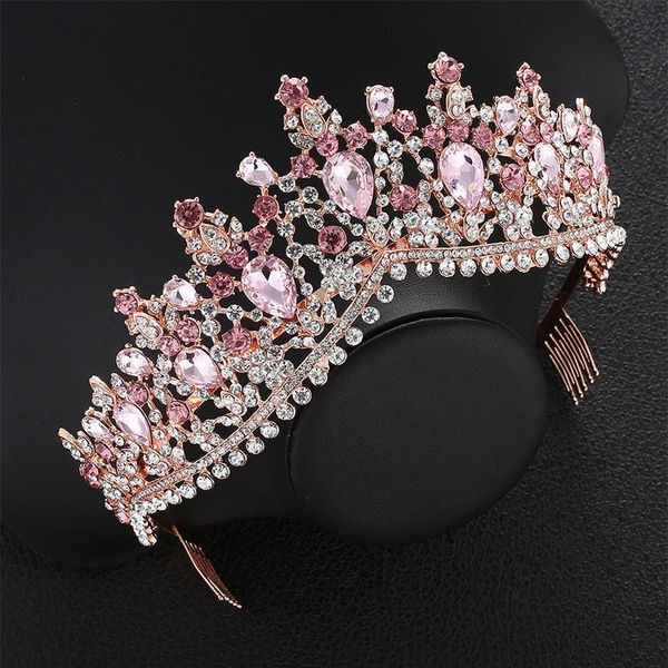 

hair clips & barrettes tiaras and crowns hairbands wedding jewelry engagement accessories for women bridesmaids vintage crown headpiece y, Golden;silver