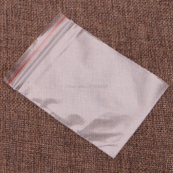 

storage bags clear bag resealable plastic red grip self press seal packaging jewelry pouch