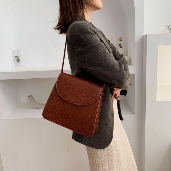 

denim thick metal chain brand pu leather shoulder bag lady handbag lady hand pocket leather multi-layer leisure