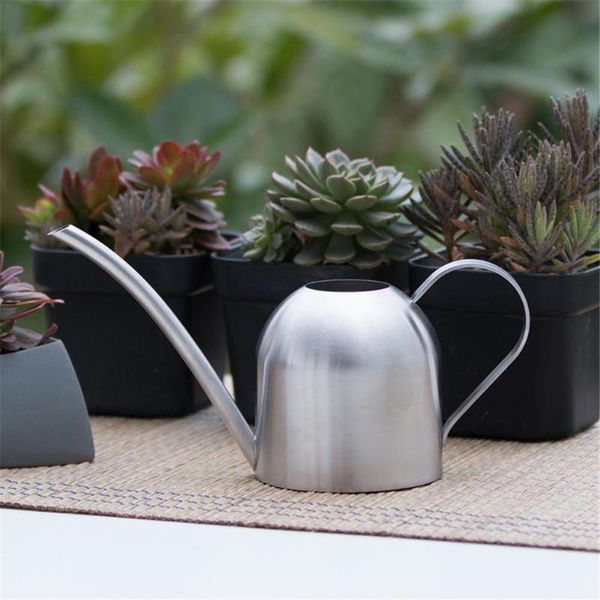 

watering equipments stainless steel pot gardening potted small purling can indoor succulent long flower kettle 500ml