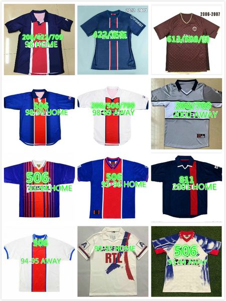 

90 92 retro anelka okocha weah soccer jersey 06 07 12 13 93 94 95 96 98 99 ibrahimovic classic football shirt, Black;yellow