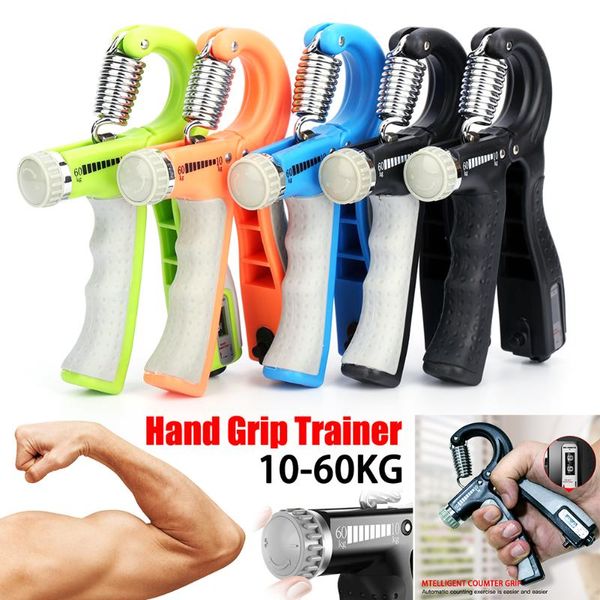 

resistance bands r-shape adjustable countable hand grip strength 22-132lb exercise gripper counter durable fitness tools