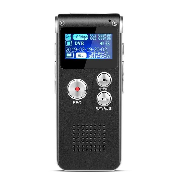 

digital voice recorder (8gb) built-in microphone speaker, digital voice recorders for class lectures meetings