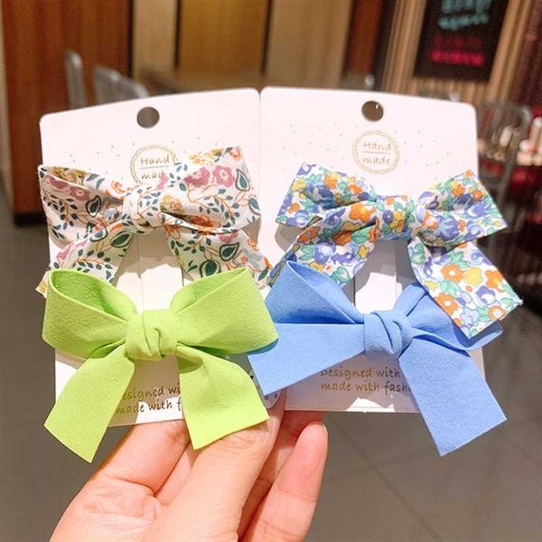 

hk7gv south korea butterfly ins fresh broken flower bow hairpin children's duckbill set cute bangs clip side clip hairpin, Golden;silver