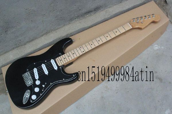 

wholesale standard black electric guitar with ohsc custom body @22