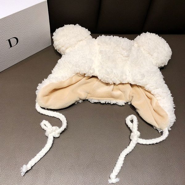 

ht036 pluche cap hat for children girlfriend, Blue;gray