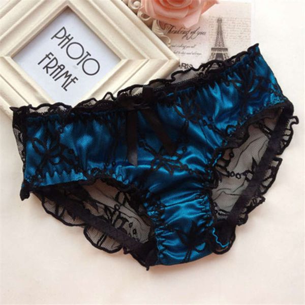 

lace explosive lace triangular satin sexy, Black;pink