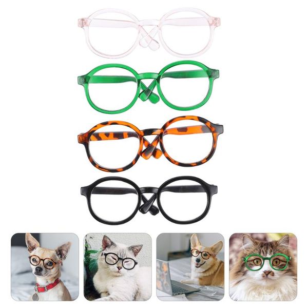 

cat costumes 4pcs cosplay glasses for dog fashion transparent sunglasses