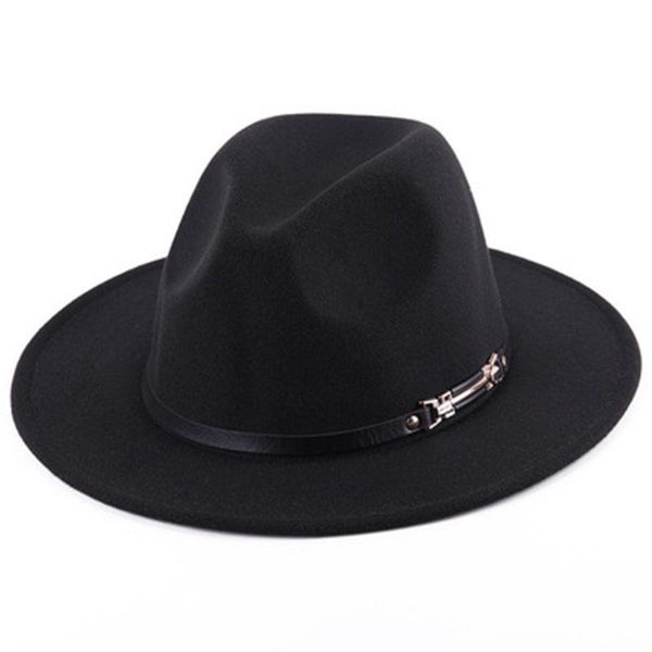 

wide brim hats men's hat women's cap jazz europe and america summer fedoras wool felt spring beach winter women sun 2021fashion, Blue;gray