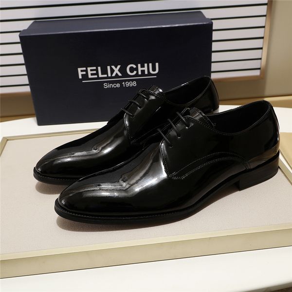 

dress shoes elegant male luxury patent leather formal derby office shoes work dress lace above pointed to black u1oa