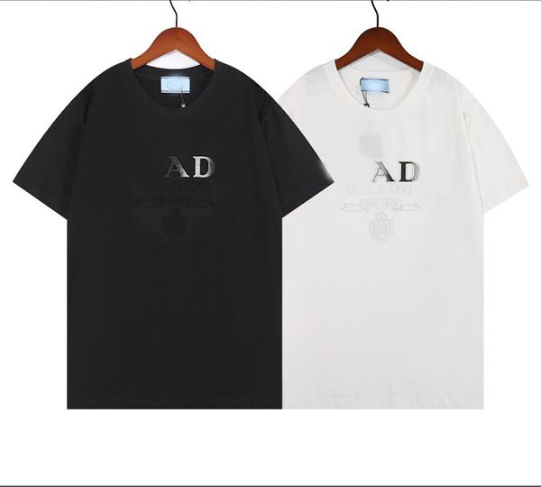 2022SS Designer T-Shirt Großhandel Top Stickerei Handwerk Enten Joint Design Herrenhemden 100% Baumwolle Damen T-Shirt Asiatische Größe S-XXL #01