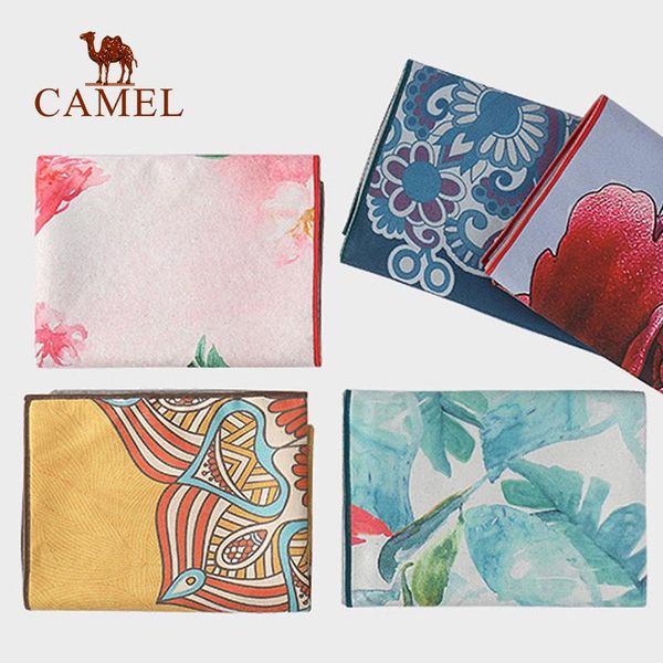 

yoga mats camel towel non slip printed mat blanket microfiber absorbsweat soft travel pilates gym sports fitness