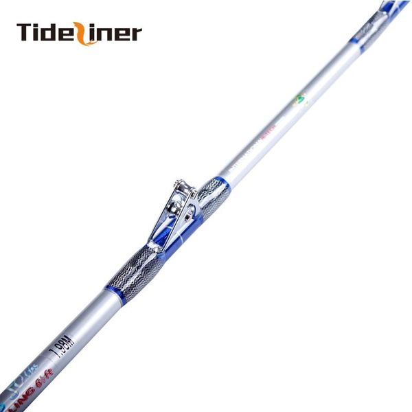 

boat fishing rods tideliner 1.98m heavy duty rod super hard raft saltwater jigging carbon trolling pole test weight 45kg