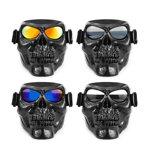 

outdoor eyewear military army protect motorcycle googles halloween christmas party mask gift skull for kids tactical with glasses