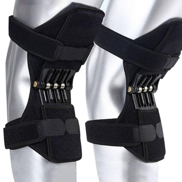 

elbow & knee pads adjustable joint support stabilizer for pain relief basketball climbing sprains breathable power protector, Black;gray