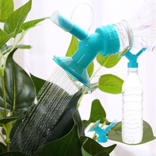 

watering equipments 1-5pcs 2 in 1 plastic sprinkler nozzle for flower waterers bottle portable household potted plant waterer u3