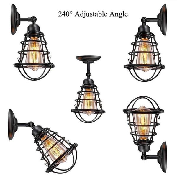 

outdoor wall lamps living room bedside bedroom study lamp retro light holder without bulb solar garden home yard