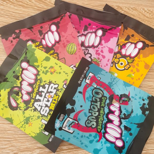 

mylar bag for customized rlli zipper lock gummi candy 600 brite ocs 4.25oz clers very berry all star mix jlldjf
