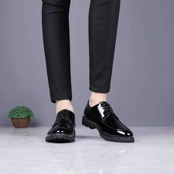 

dress shoes men business leather formal elegant black for office fashion