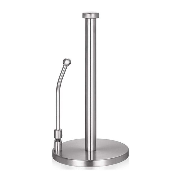 

toilet paper holders towel holder, stainless steel standing organizer roll dispenser for kitchen counterdining table