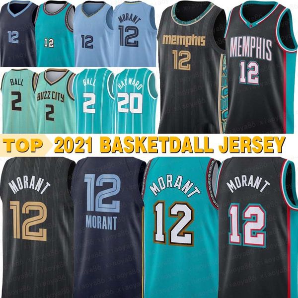 

12morant ja zion &1williamson#; mens basketball jersey 2ball news orleanses2021 jerseys, Black