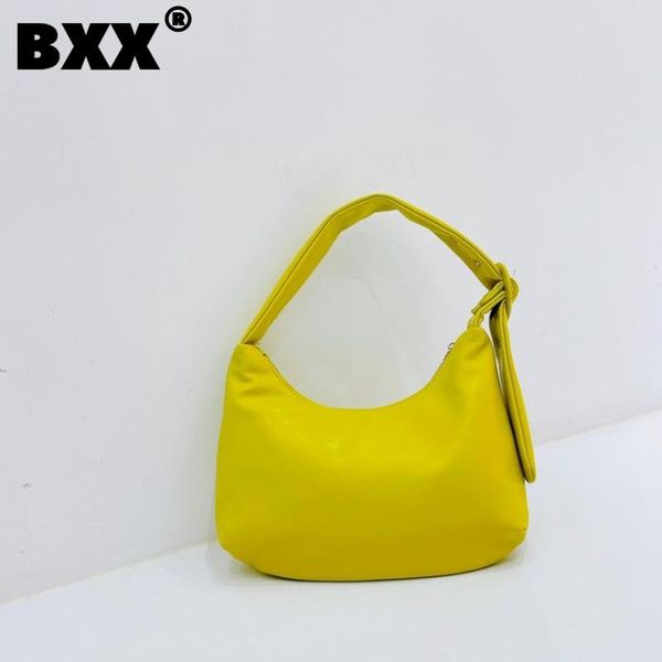 

evening bags [bxx] simple solid color pu leather for women 2021 summer shoulder bag handbags trending luxury hand hs153