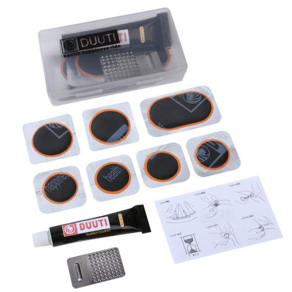 

tools bicycle inner tire patch repair kit portable storage box metal levers for mtb bmx bike touring outdoor