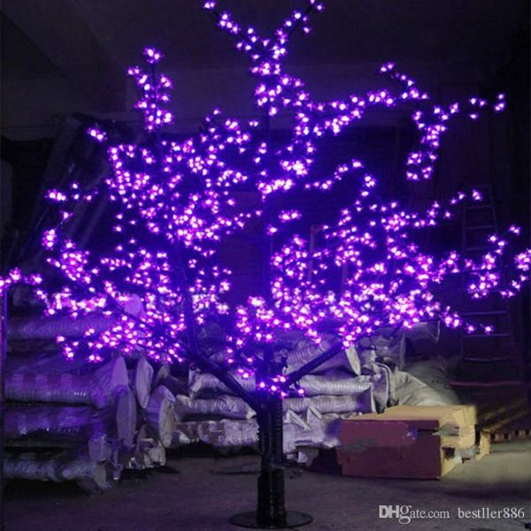 

led christmas light cherry blossom tree light 1248pcs leds 6ft/1.8m height 110vac/220vac rainproof outdoor usage drop shipping