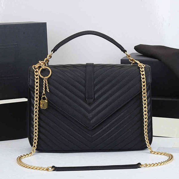 

designers tote purse brand luxury shoulder bag 2021 mail black retro chain niche all-match trendy design temperament cowhide clutch classic
