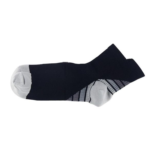 

sports socks men women athletic relief pain compression sock anti- ankle length arch running moisture wicking short, Black