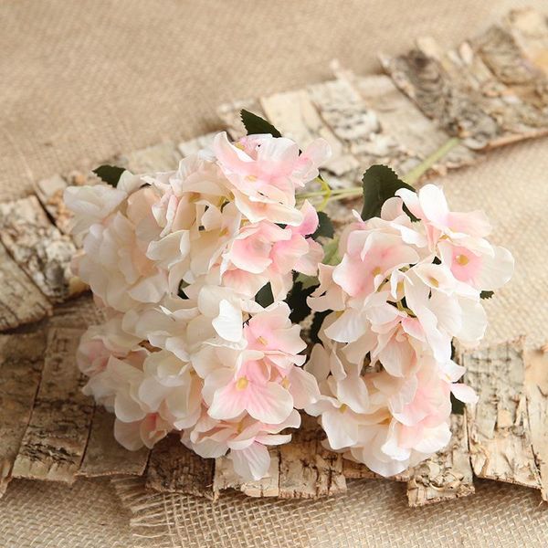 

decorative flowers & wreaths 6-fork small handle hydrangea home decoration