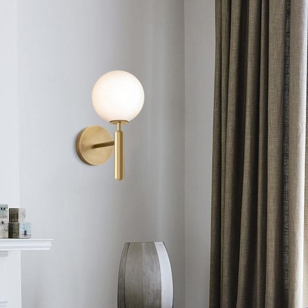 

loft bed wall lamp glass wall sconces blue light led wood bedroom aisle living room bedroom lamp espelho
