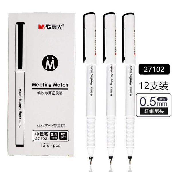 

gel pens pen 0.5mm 12 pcs fiber point black micro ink sign meeting minutes