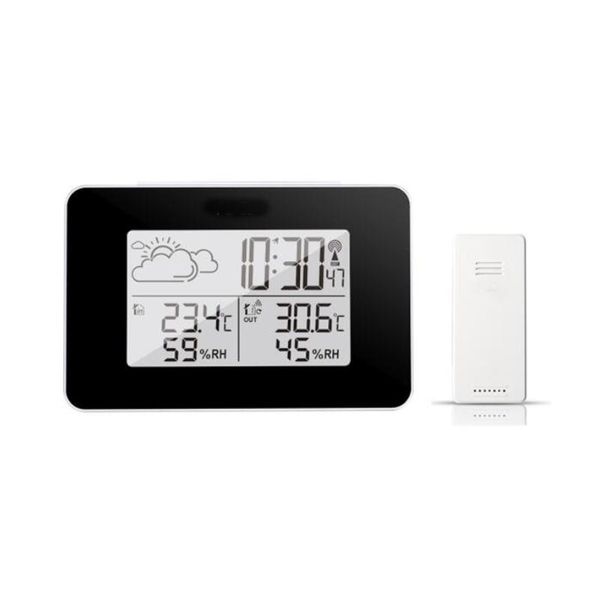 

other clocks & accessories multifunction digital weather station lcd alarm clock indoor outdoor forecast barometer hygrometer