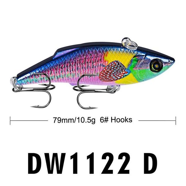 

new bright color vib wobbler swimbaits lure 10.5g 7.9cm water lipless fish jlldaw sport777