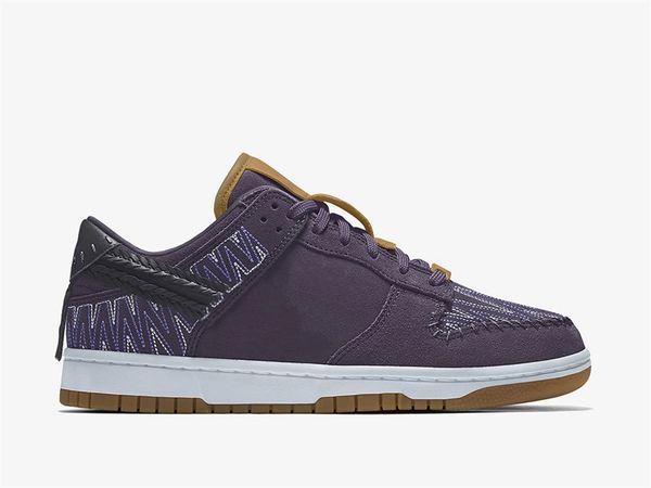 

shoes sb low n7 barcelona jogging man women purple suture retro skate board sports sneakers original