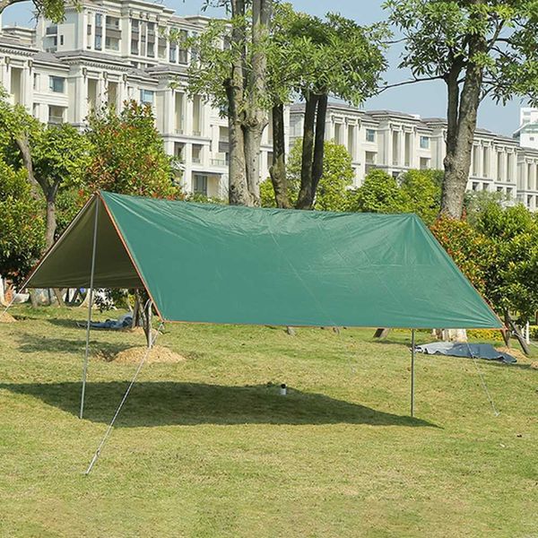 Tenda Tarp Tarp Apertando Sombra Pano Ultraleve Garden Dossel Sunshade Ao Ar Livre Camping Beach Sun Shelter Acessórios de Acampamento Y0706