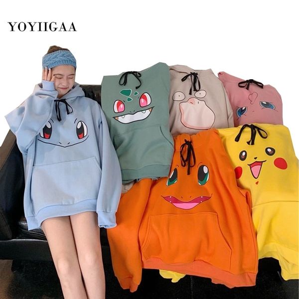 

shirt hoodies harajuku hooded random trui plus size hoods women's clothes, Black