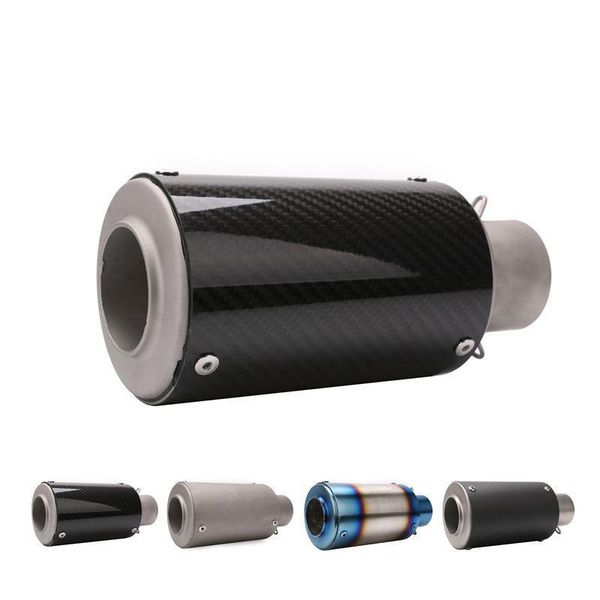 

motorcycle exhaust system 89mm pipe carbon fiber competitive tailpipe large discharge capacity