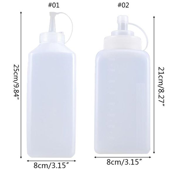 

storage bottles & jars 800ml squeeze bottle jam tomato salad sauce dispenser condiment dressing ketchup p31e