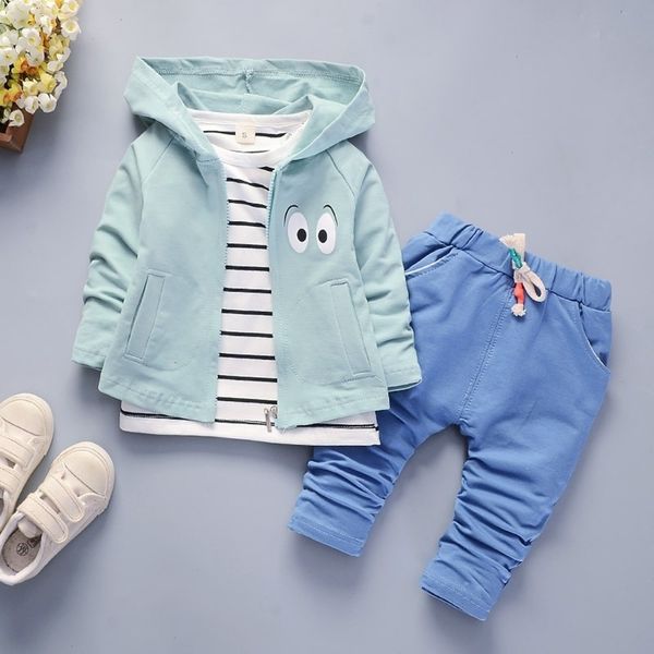 

baby boys hooded sweaters children's long-sleeved new selling infant cotton suits kids clothes, White