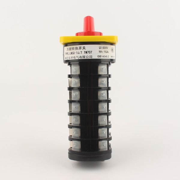 

smart home control low price lw5-16 switch 7 black and red rotary