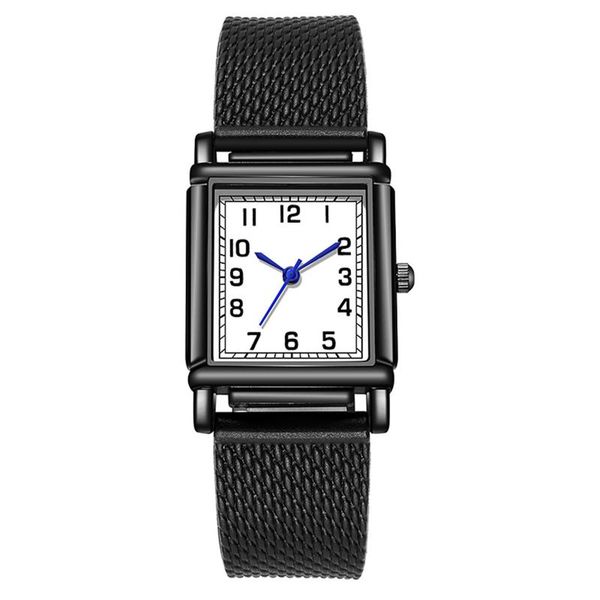 

wristwatches ladies watch fashion retro quartz silicone mesh band elegant analog luxury wristwatch clock gift dropship #30, Slivery;brown