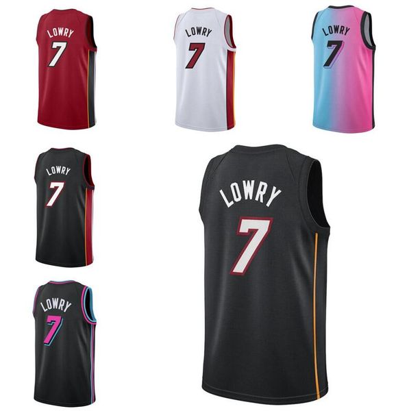 

basketball jerseys kyle lowry #7 bam adebayo #13tyler herro #14 jimmy butler jersey 2021-22 city jersey men youth s-xxl, Black;red