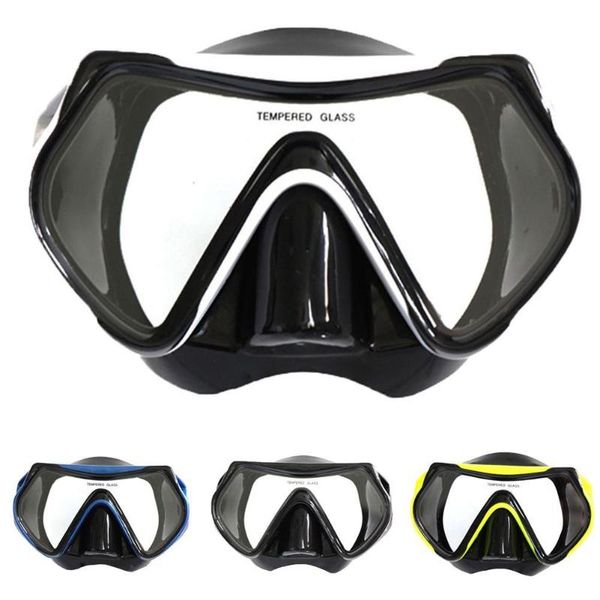 

diving masks tempered glass lens anti-fog swimming snorkeling spearfishing scubas mask goggles equipment