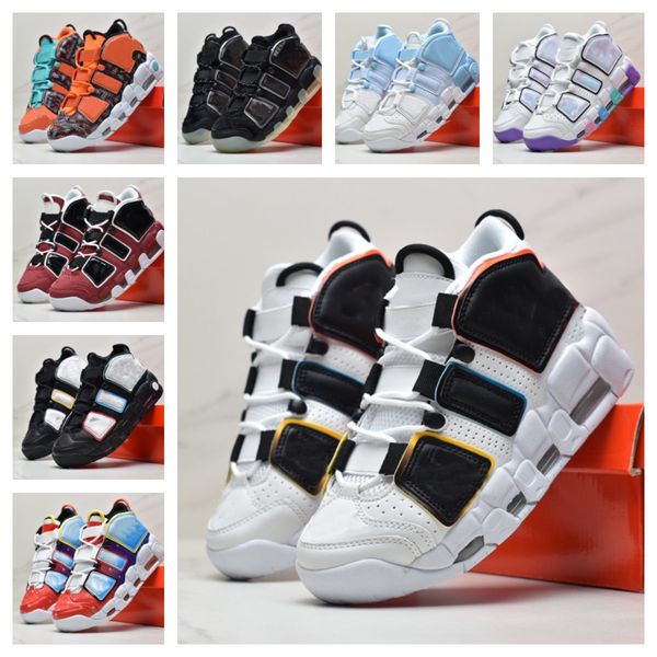 

more uptempos scottie pippen basketball shoes qs barely green outdoor sports sneakers pippens men women walking jogging shoes gum sunset ros