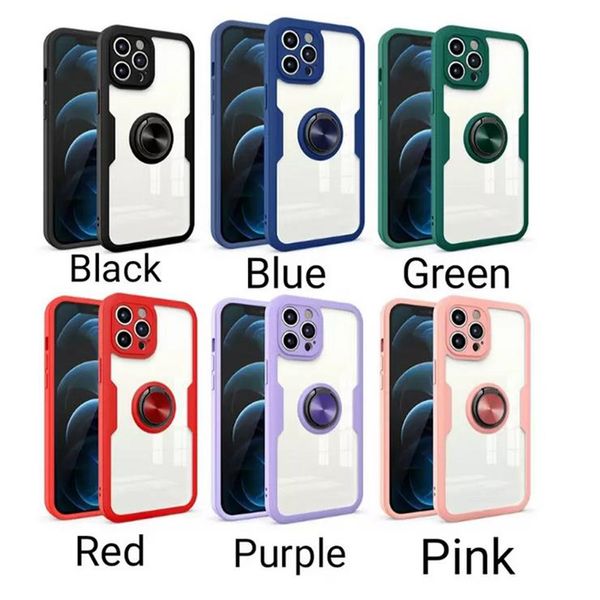 Pull-Body Pet Case Armor Ring Soft Capares Heavy Duty Dual Layer Protection Hybrid 3in1 для iPhone13 12 11 x XR 7 8 Samsunggalaxys21 Ultra Plus