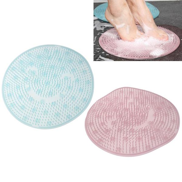 

bath mats silicone shower back brush massager foot dead skin anti skid pad