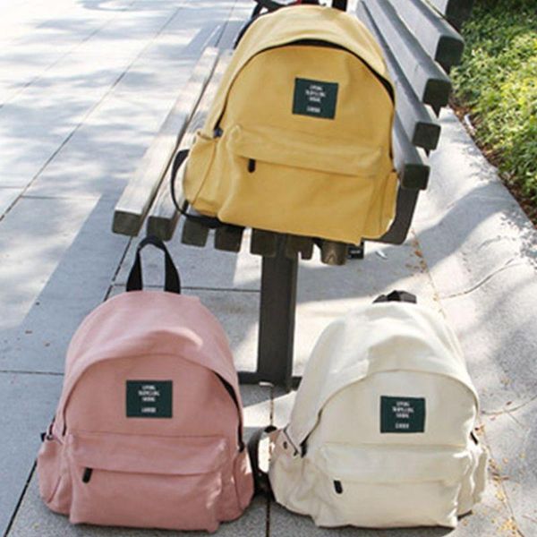 

backpack women canvas casual rucksack large capacity school bookbag travel daypack for teenage girls